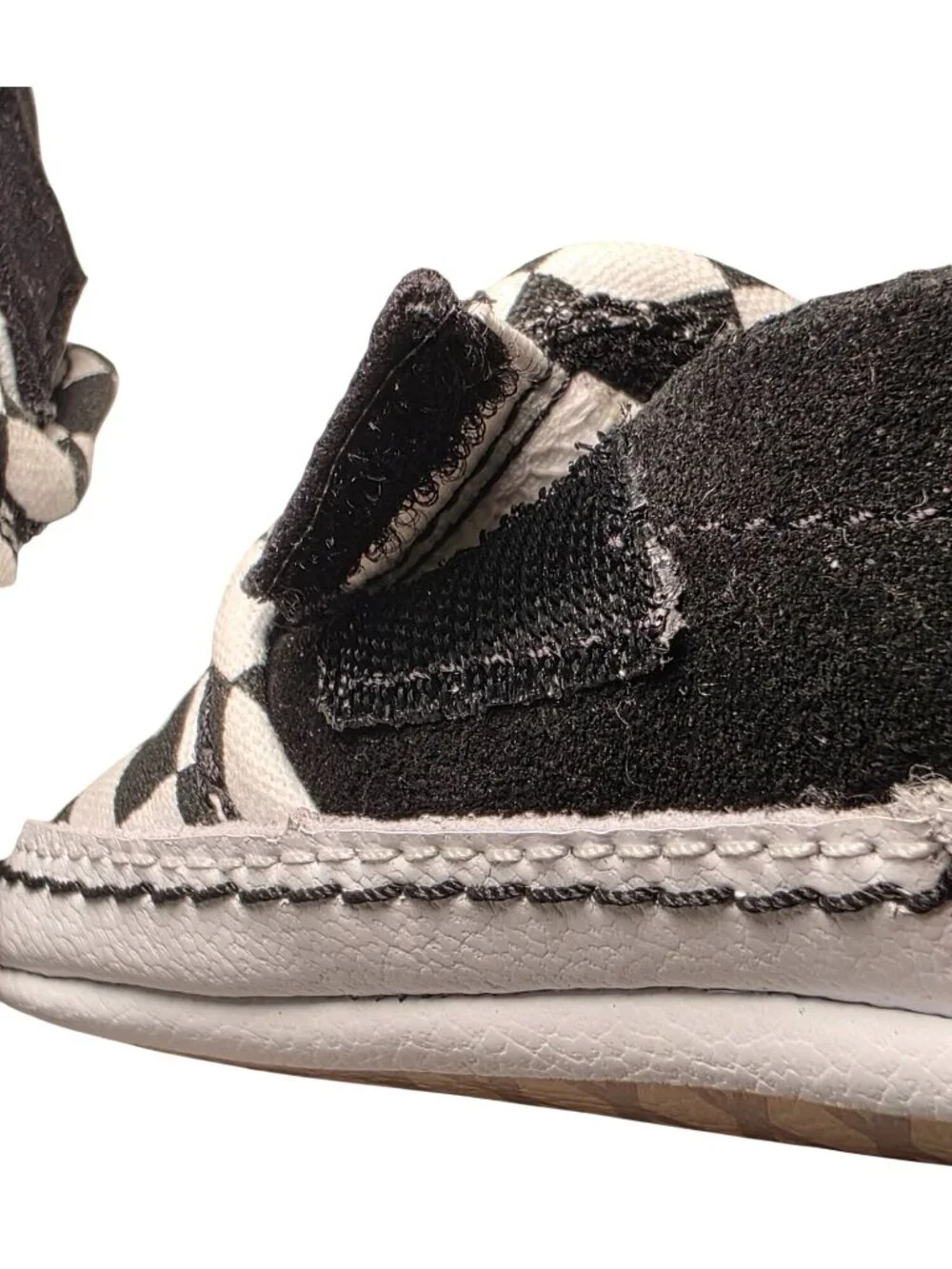 Vans Toddler Slip-On Shoes In Black & White Checkered infant (SKU#2132)